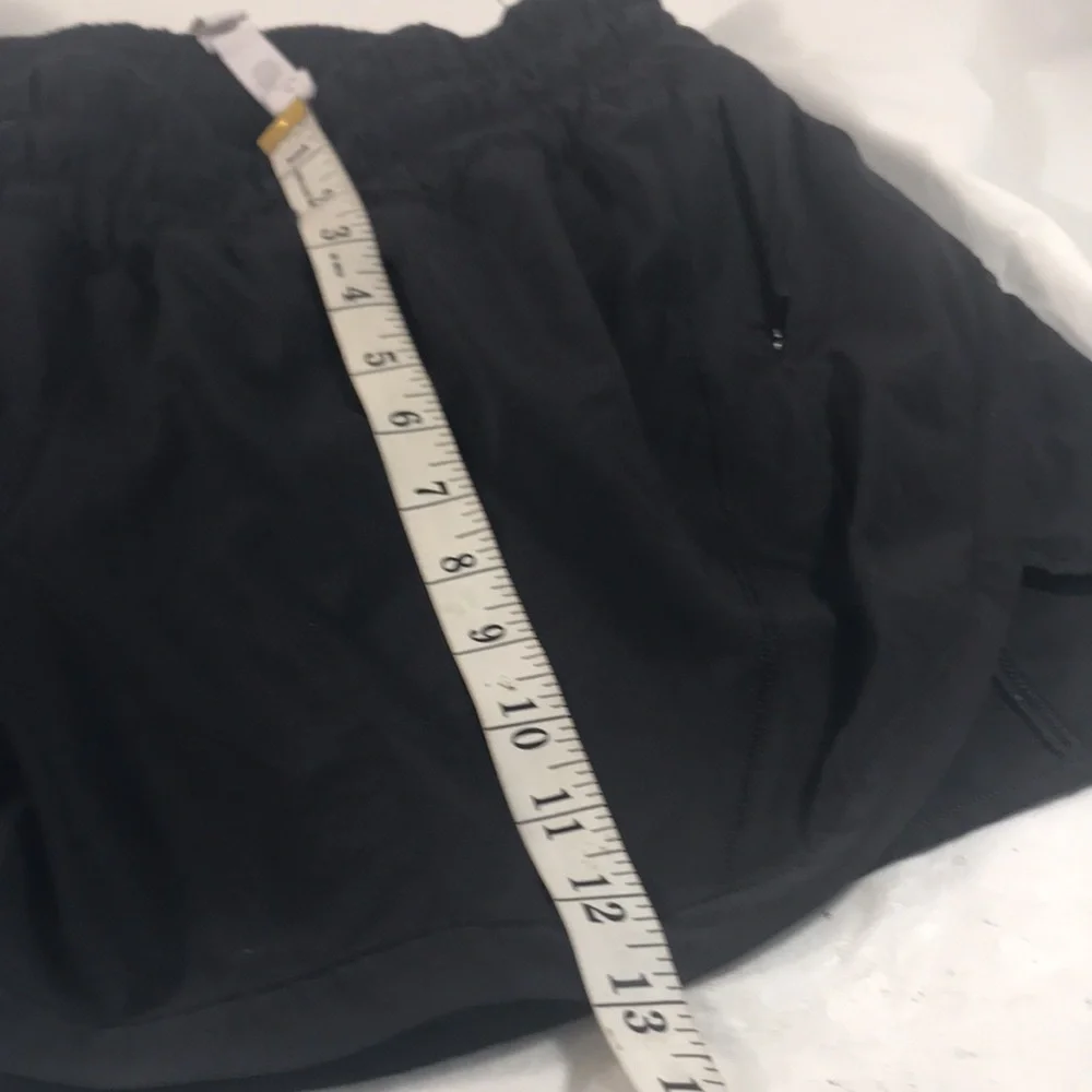 Lululemon Women's Hottie Hot Black Athletic Poly Blend Shorts